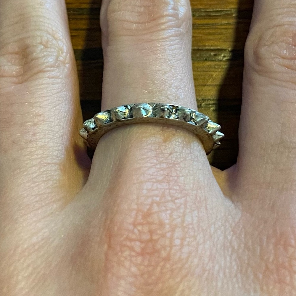 Shein Silver Spike Ring FREE with ANY purchase